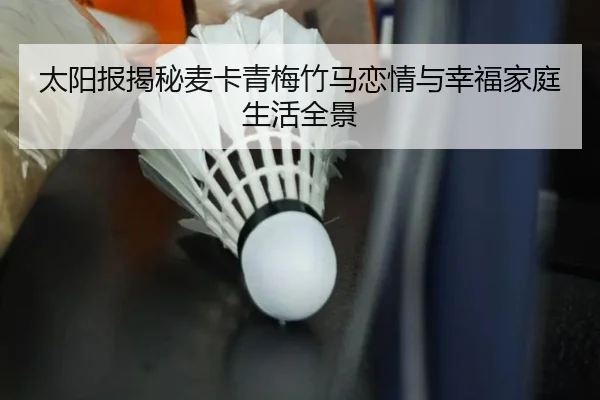 太阳报揭秘麦卡青梅竹马恋情与幸福家庭生活全景
